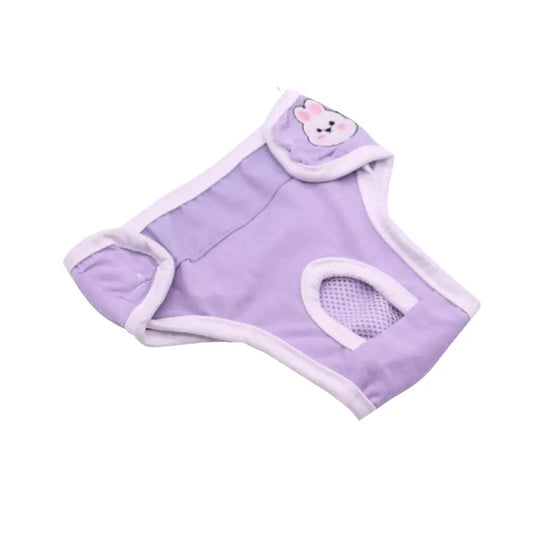 Washable Female Dog Diapers | Reusable Period Pants with Cute Patch | Leak-Proof Pet Physiological Underwear for Heat & Incontinence