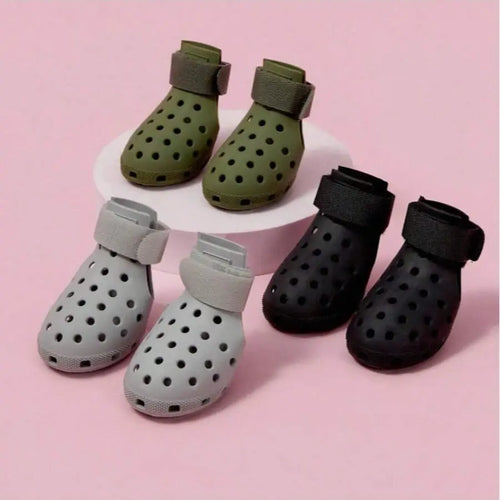 Breathable Pet Shoes, 4 Counts/Set Non-Slip Pet Shoes, Comfortable Pet Paws Protective Shoes, Pet Supplies for All Seasons